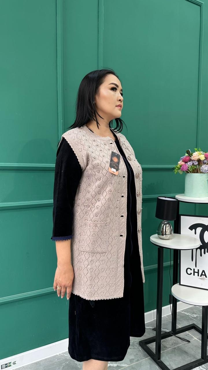 Жилет Exclusive светло-серый