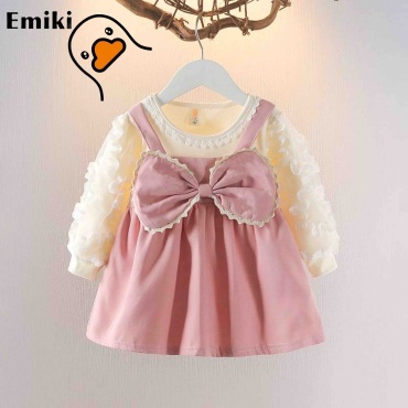 Повседневное платье Emiki розовый