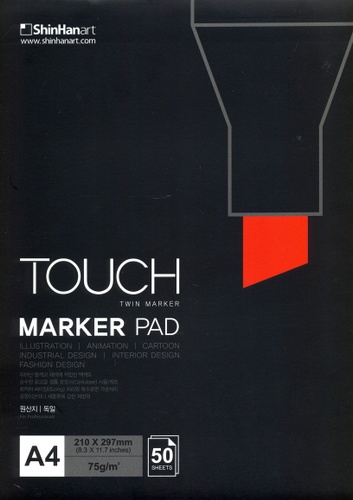 Альбом для маркеров 50 листов, А4 "TOUCH Marker Pad" (2850012)