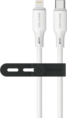 Кабель SENTEO Lightning, 1 м, SL-08 белый