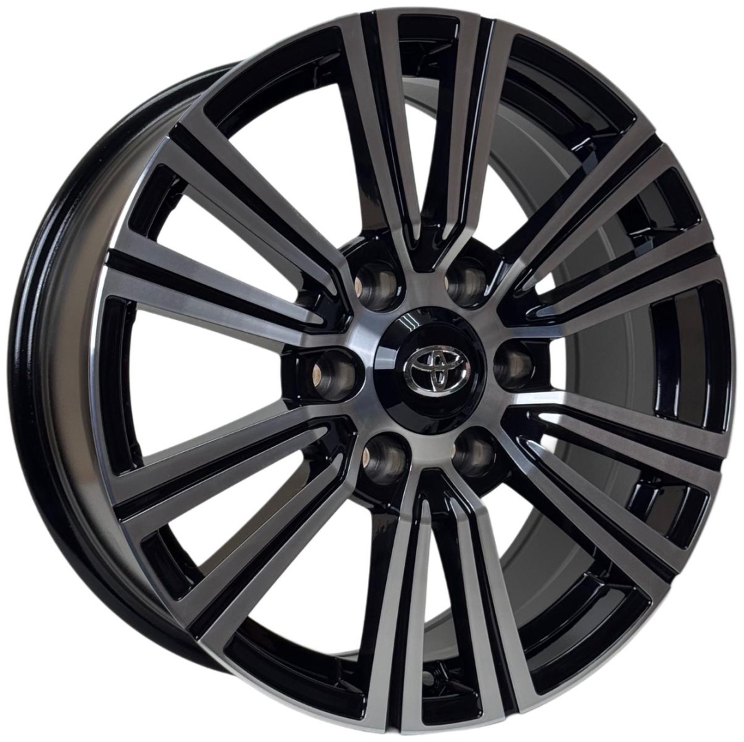 Wheels 12227DD 7.5x18/6x139.7 D106.1 ET25 4 диска черный, хром