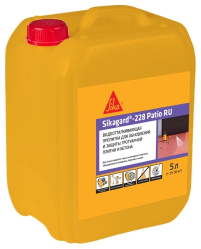 Гидроизоляционная смесь Sika Sikagard-228 Patio проникающая, 5 кг