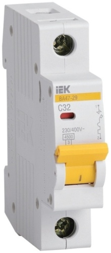 IEK автоматический выключатель 1P 32 A, 4.5 кА, 230 В
