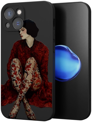 Чехол Mcover для Apple iPhone 15 Plus рисунок
