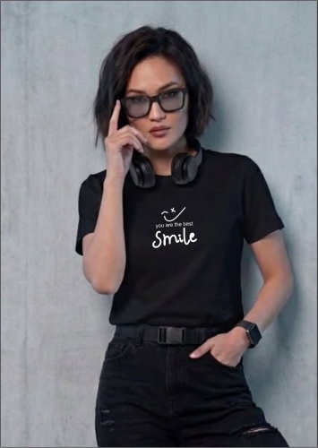 Футболка Darlex Smile черный