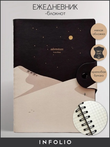 Планировщик бюджета InFolio 264187477, A5, 192 л, черный