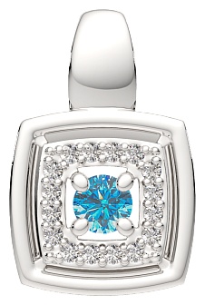 Подвеска Lucente Silver ZO-04401880.ZZ вес 1 г серебро, фианит