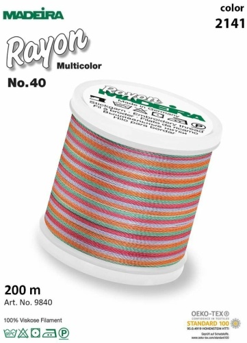 Madeira Rayon № 40 9840-2141 200 м 1 шт