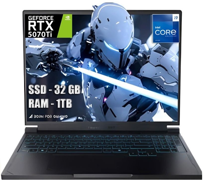 Ноутбук ThundeRobot 16S Gravity Super 16" / 32 Гб / SSD 1000 Гб / Win 11 Pro / J0BN3568Y2436