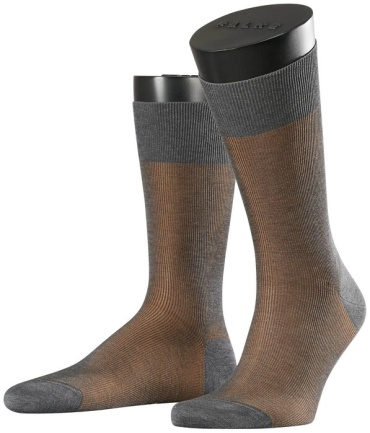 Носки Falke 1 пара коричневый, серый 39-40