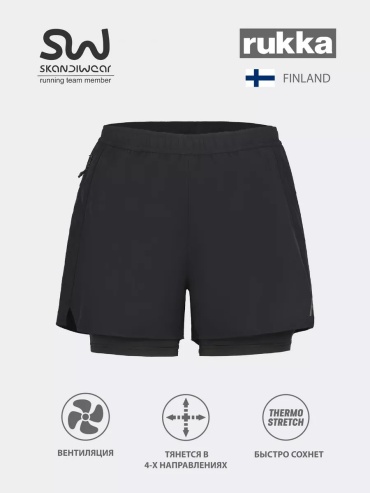 Спортивные шорты Rukka черный