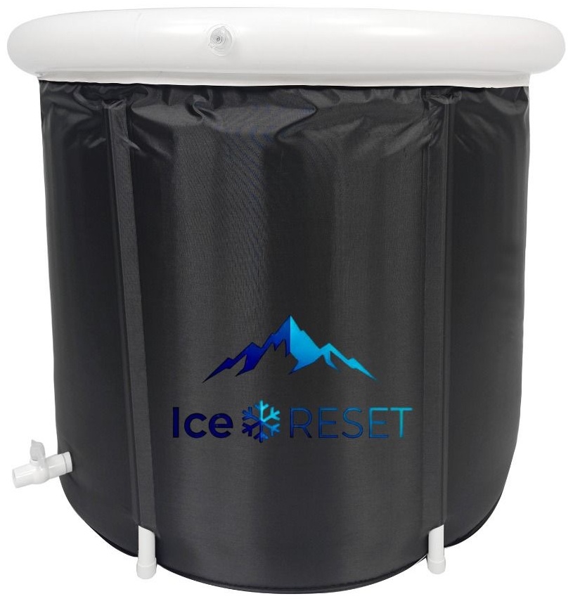 Портативная ванна Ice Reset 85x85x75 см, белый, черный