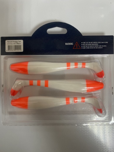 Мягкая приманка Narval Choppy Tail 3 шт 160 мм Santa Claus-014