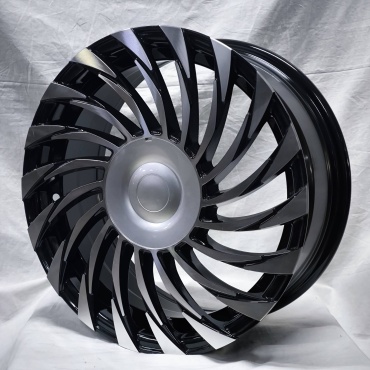 Wheels 6198 6.5x16/5x100 D73.1 ET35 4 диска черный, серебристый