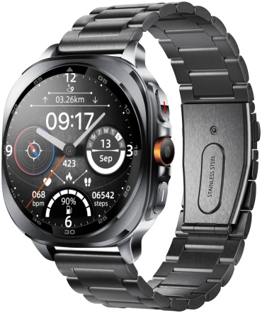 SNEL Watch FUSION 45 мм серый-черный
