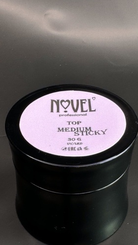 Novel верхнее покрытие Top Medium Sticky глянцевое 30 г