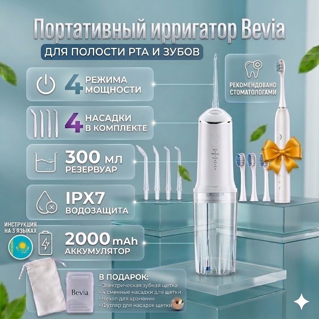 Bevia ирригатор Новый ручной, портативный