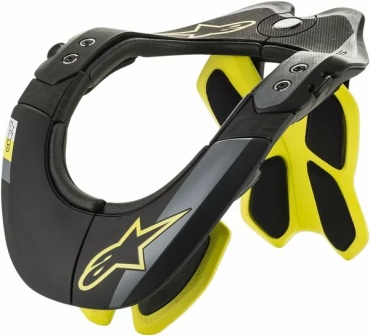 Alpinestars Bionic Neck Support Tech2 черный, желтый L/XL