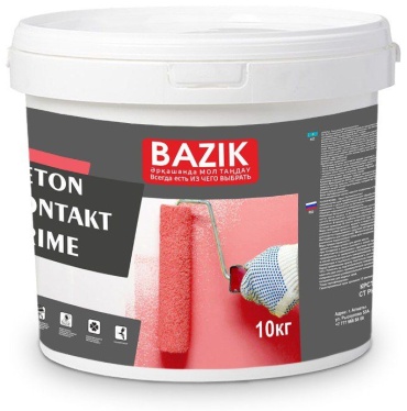 Грунтовка Bazik Beton 25 кг, розовый