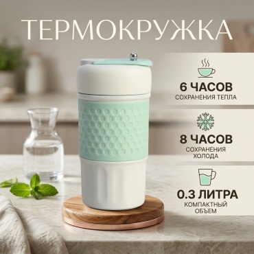 Термокружка GB/T29606-2013 0.3 л светло-зеленый