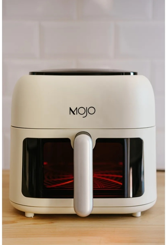 Аэрогриль MOJO AF-MJ7502 6.5 л молочный, серебристый