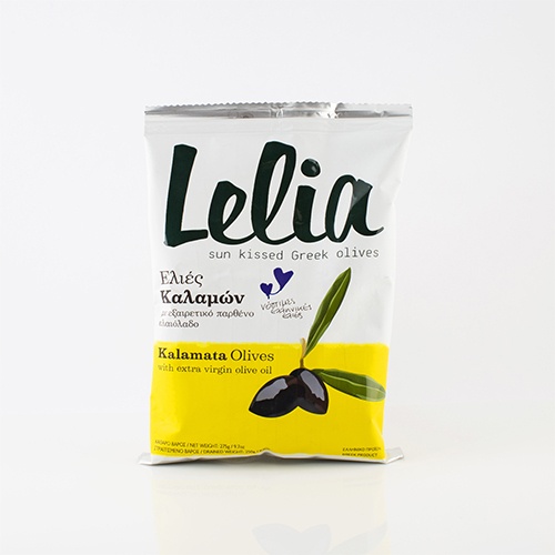 Lelia оливки Каламата с косточкой в оливковом масле 270 г