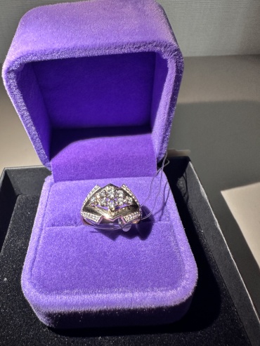 Diamond Exclusive 4346543 размер 18.5 вес 2.43 г золото, фианит