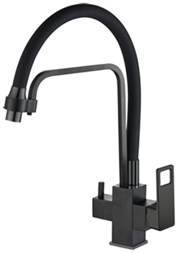 Смеситель Haiba Haiba HB76615-7, латунь, цвет черный