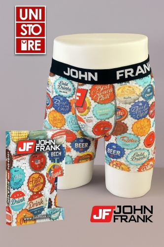 Боксеры John Frank белый