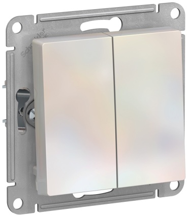 Выключатель клавишный Systeme electric ATN000451, жемчуг