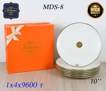 Блюдо Katherina Japan Design 33х33 см, фарфор, 4 шт