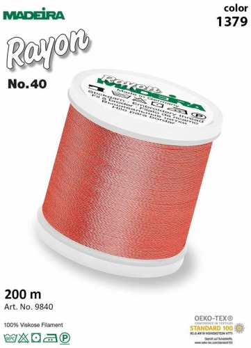 Madeira Rayon № 40 9840-1379 200 м 1 шт