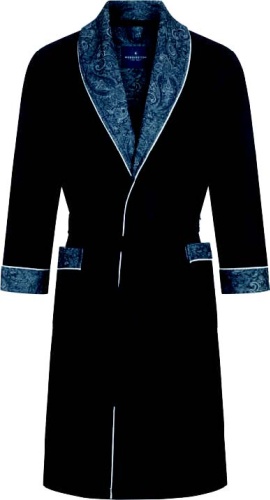 Махровый халат Morgenstern синий