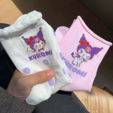 Носки Kuromi Куроми 3245788 2 пары мультиколор 31-36