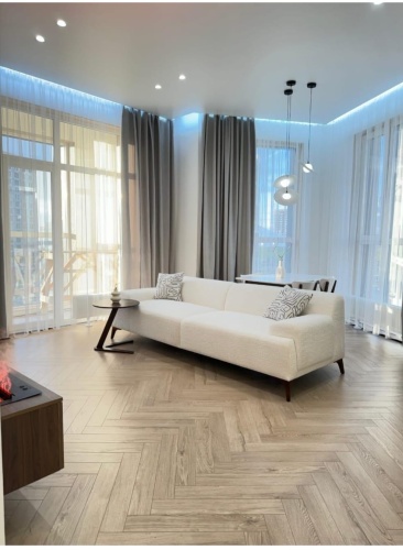 Диван LuxLife Braiton, 245х90 см, обивка букле, бежевый