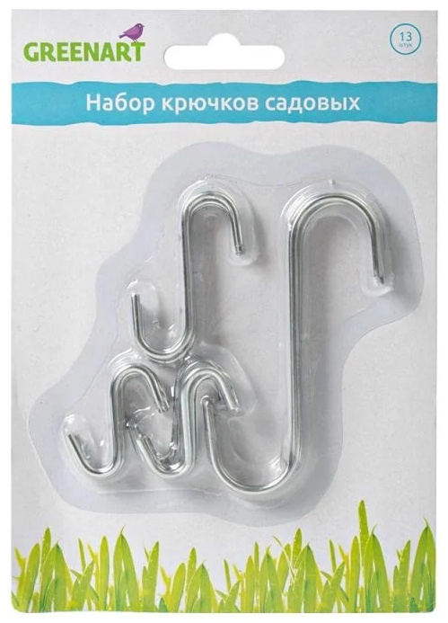 GreenArt набор крючков BTG007 10 шт, сталь