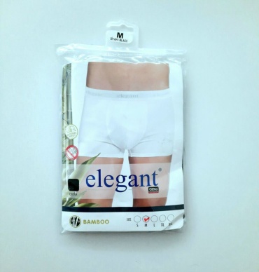 Боксеры Elegant белый