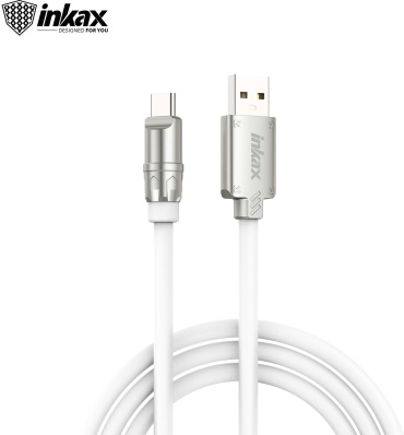 Кабель Inkax USB TypeC (M), USB Type-A (M), 1 м, CB-12 белый
