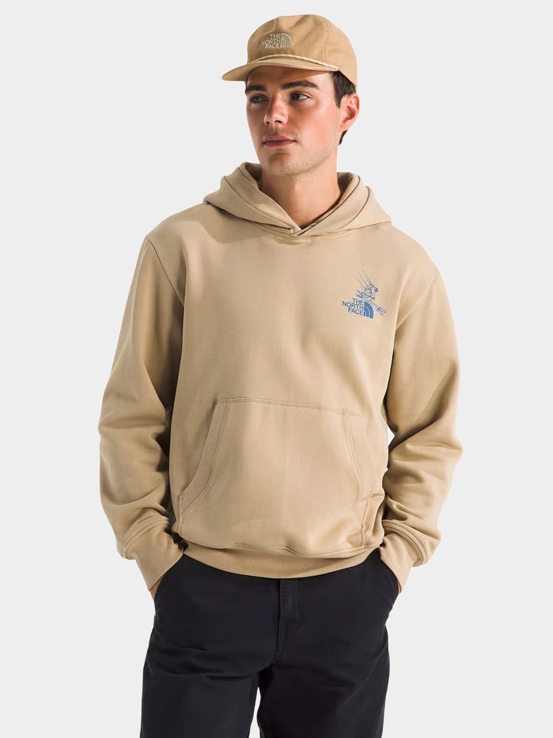 Худи The North Face бежевый