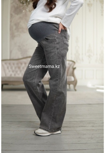 Джинсы трубы Sweetmama.kz серый