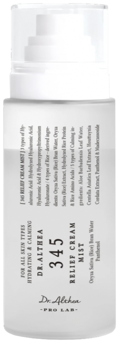 Крем-мист Dr. Althea 345 Relief Cream Mist для лица: успокаивает и глубоко увлажняет, 60 мл, фото 1