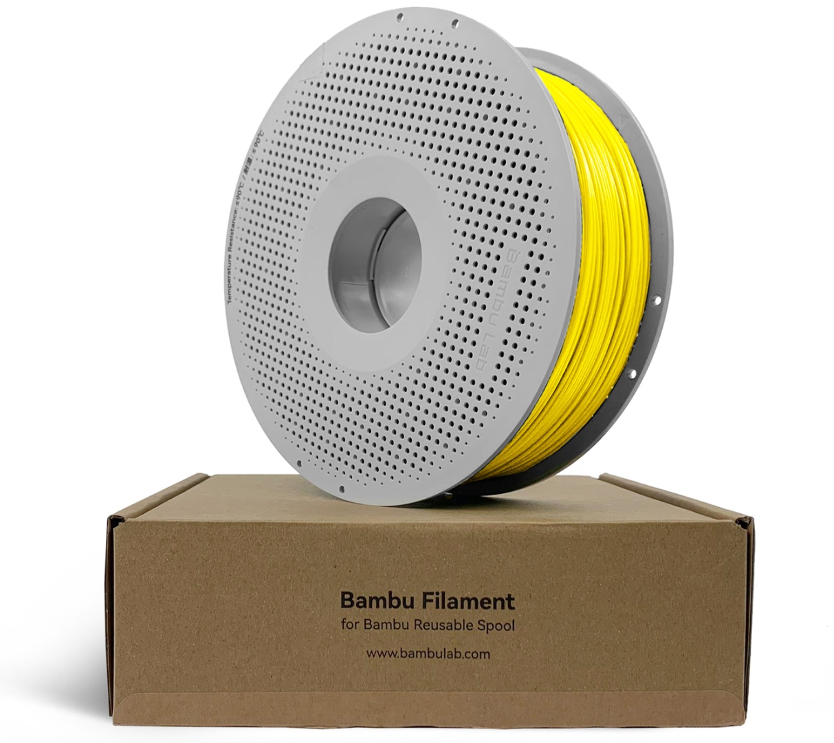 Пластик для 3D-печати Bambu Lab PLA 1.75 мм 1 кг желтый