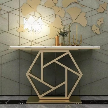Консоль Гео Люкс, 120х30x80 см, белый