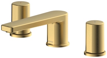 Смеситель BRAVAT F2472605RBG-9-ENG, латунь, цвет матовое золото