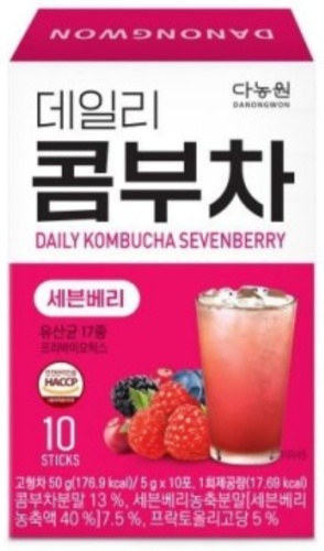 Чай Daily Kombucha Sevenberry ягодный порошок 50 г