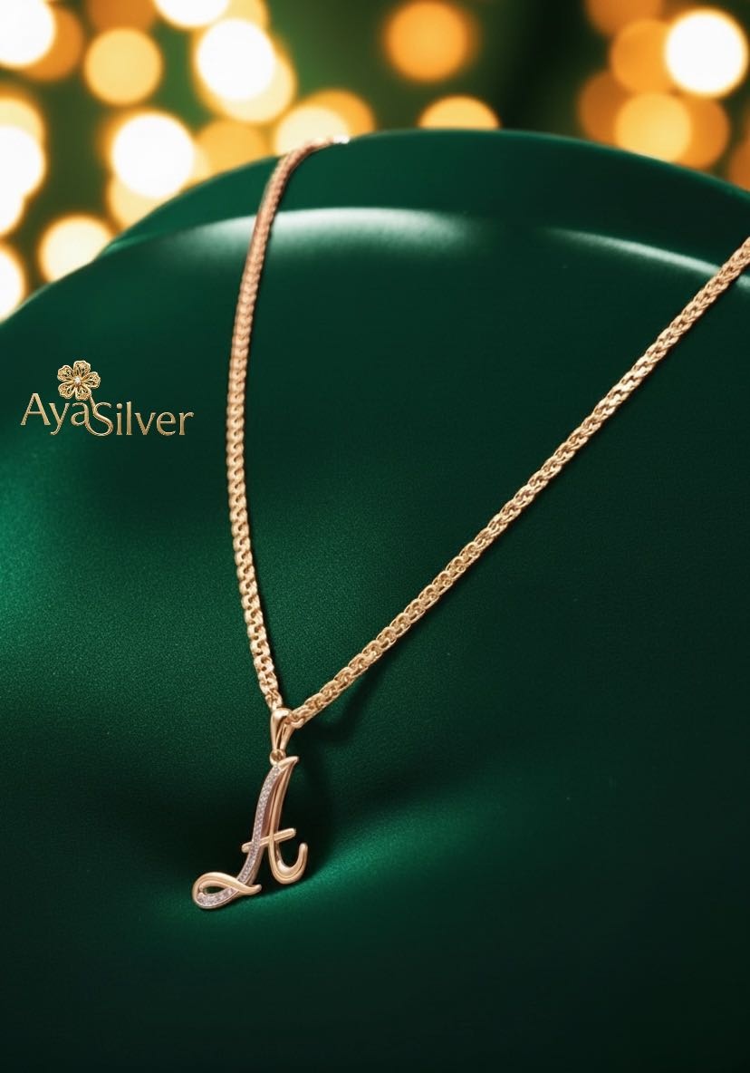 Колье AyaSilver 829126628 длина 55 см вес 3.7 г золото, фианит