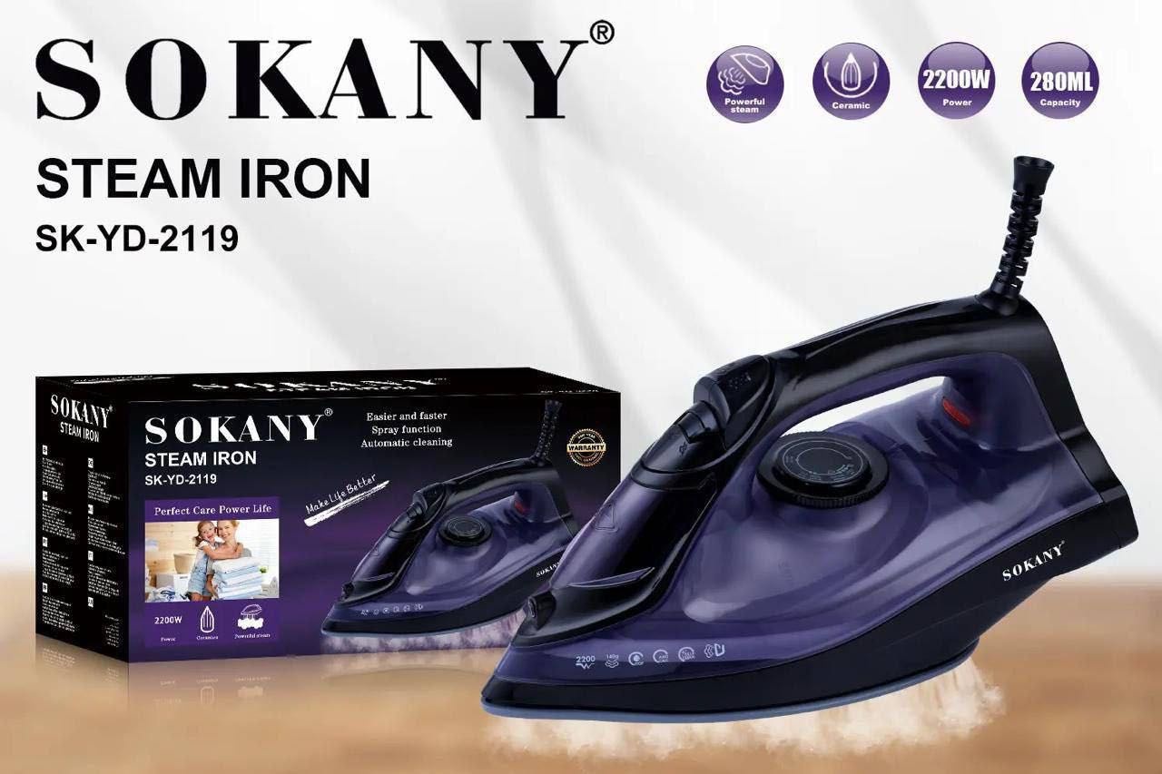 Утюг SOKANY SK-YD-2119 фиолетовый