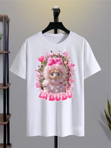 Футболка TMH_TREND.KZ Labubu Лабубу белый