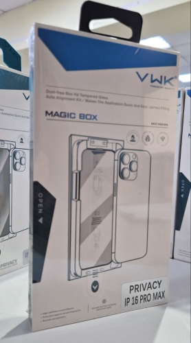 Стекло VWK для Apple iPhone 16 Pro Max черный