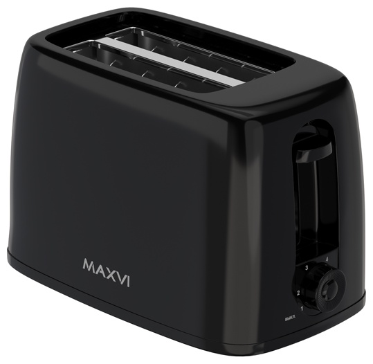 Тостер MAXVI KT721P черный